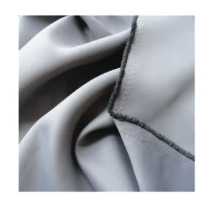 NFPA701 Flame Retardant Custom Hotel Curtain Fabric 100 Percent Polyester Blackout Twill