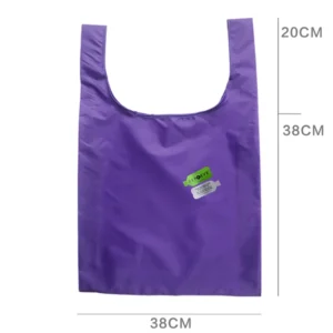 Nanobag Repreve RPET Recycled Nylon Shopping Bag Water Resistant Tear Strength
