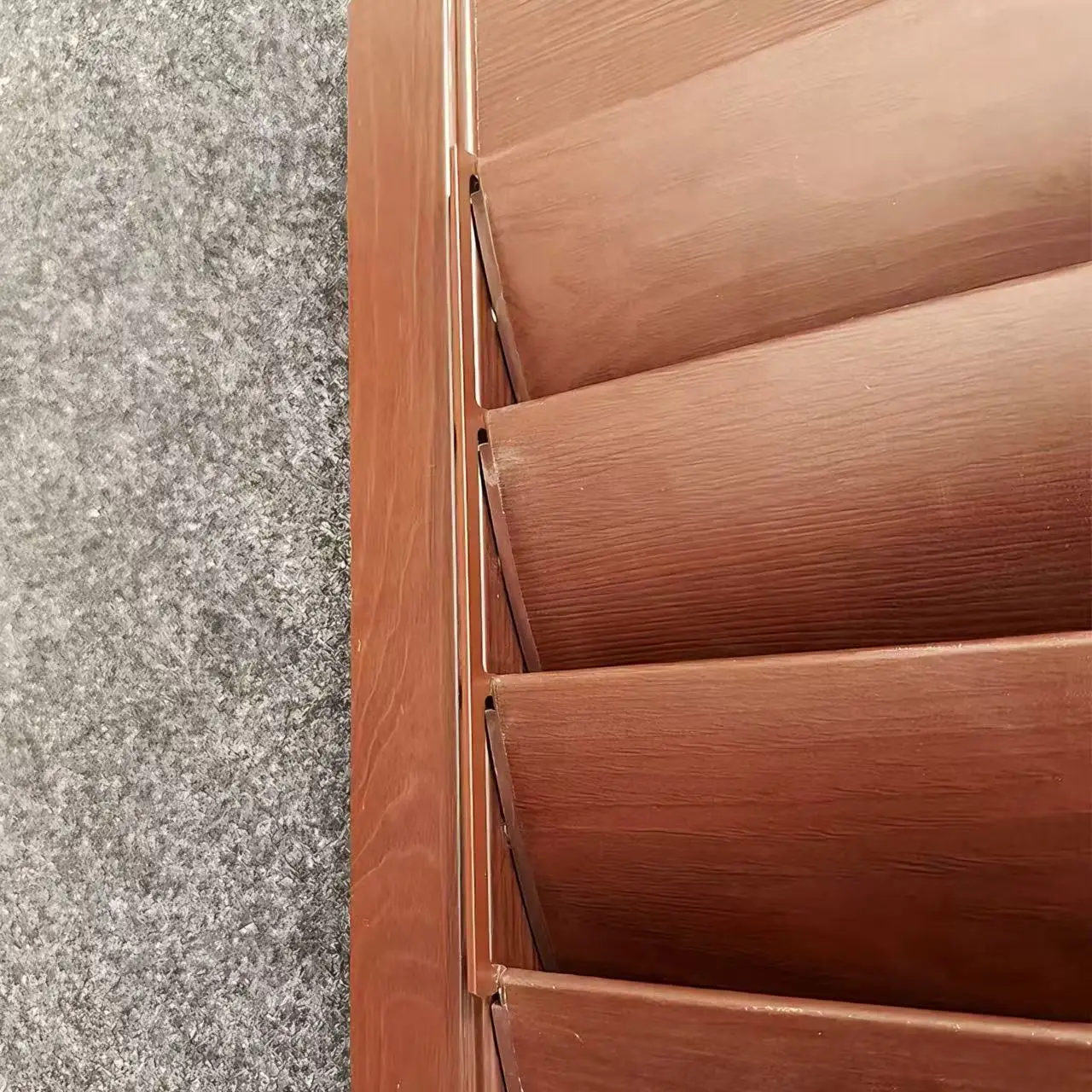 New Color Outdoor Aluminum Shutter Heat Transfer Printing Horizontal Pattern Indoor Use - Image 3