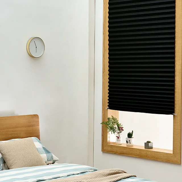 No Drilling Self-Adhesive Paper Blinds Temporary Easy Install Window Covering - Image 2