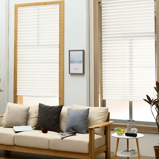 No Drilling Self-Adhesive Paper Blinds Temporary Easy Install Window Covering - Image 3