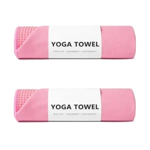 Non-Slip Microfiber Yoga Towel with Grip Dots Quick Dry Hot Yoga Mat Towel