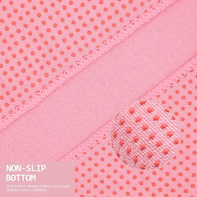 Non-Slip Microfiber Yoga Towel with Grip Dots Quick Dry Hot Yoga Mat Towel - Image 5