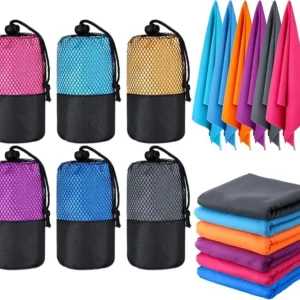 OEM Custom Microfiber Beach Towel Striped Sublimation Quick-Dry GRS Gym