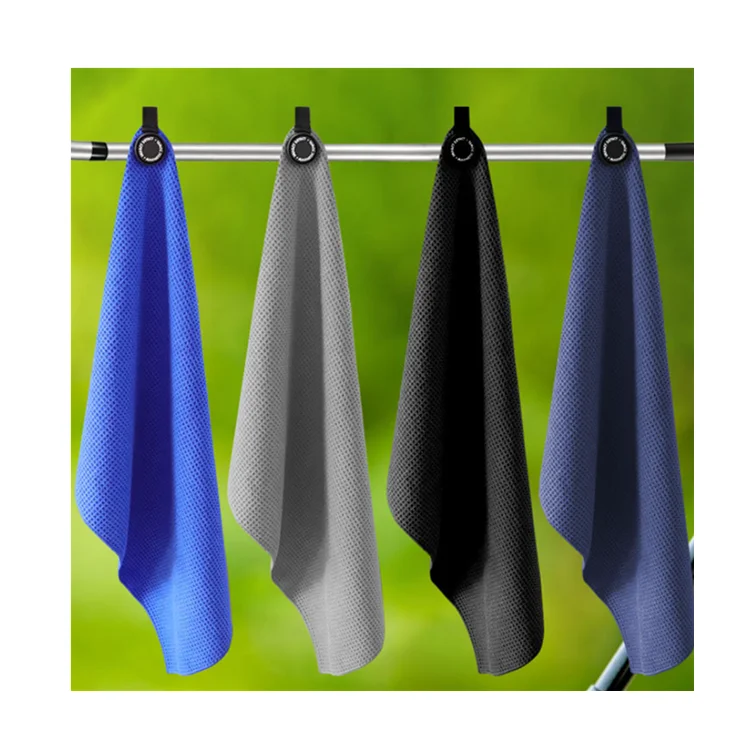 OEM Magnet Golf Towel Microfiber Rpet Waffle High Magnetic