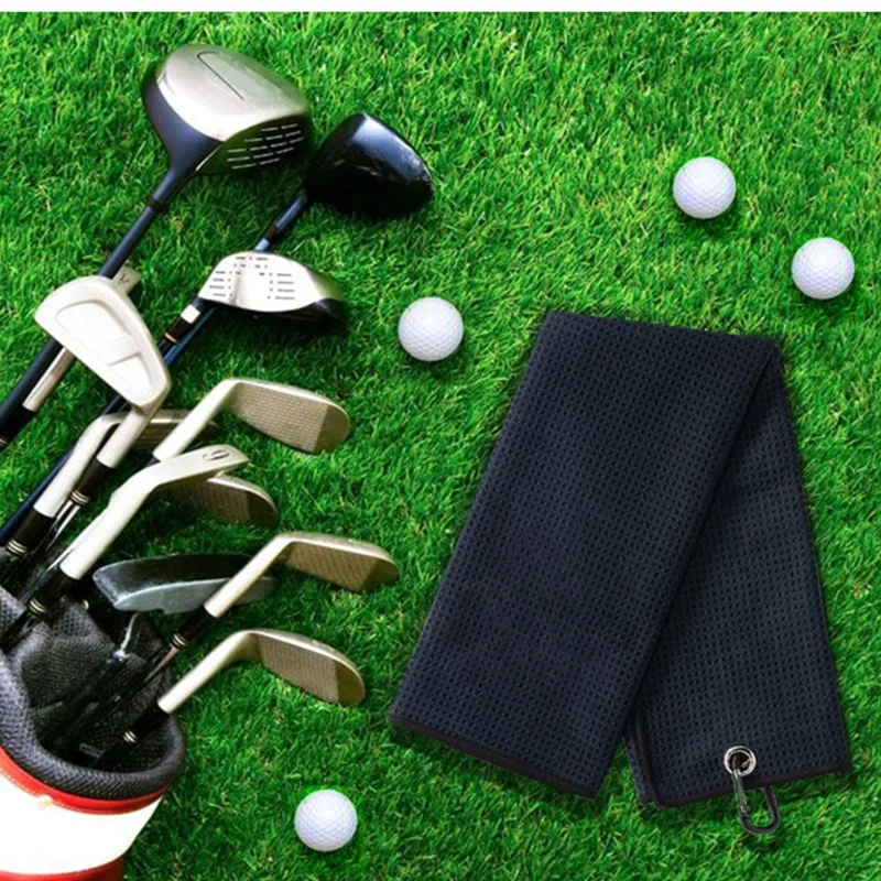 OEM Magnet Golf Towel Microfiber Rpet Waffle High Magnetic - Image 2