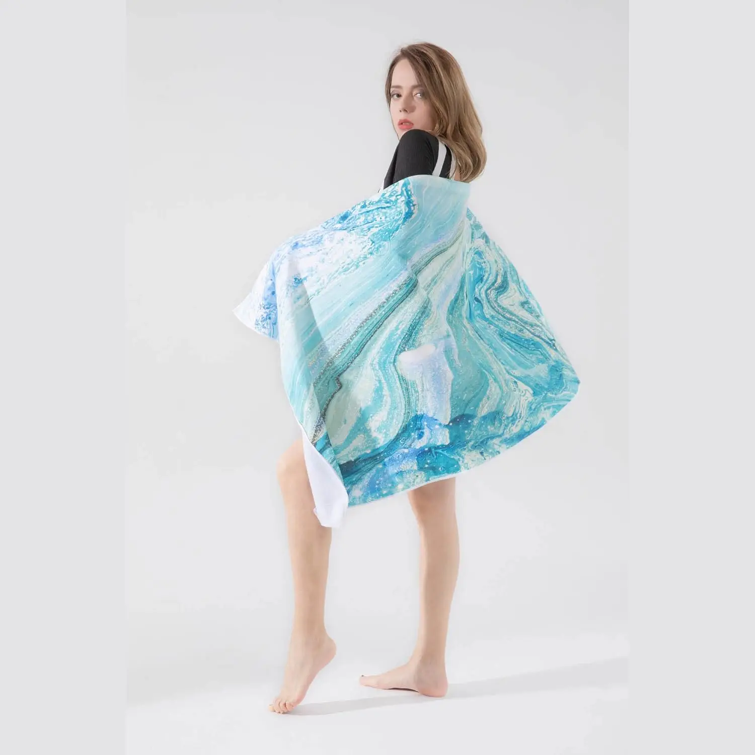 OEM Microfiber Sport Beach Towel Custom Sand Free Quick Dry Lightweight - Image 6