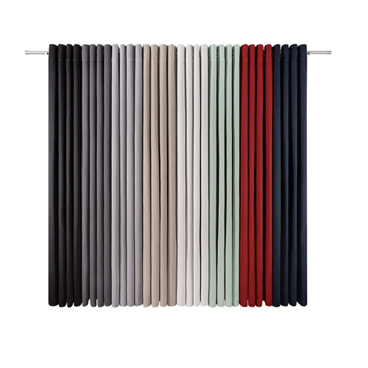 Opaque Elegant Blackout Curtain Drapes Customized Size Window Panel