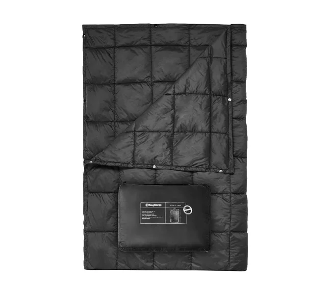 Outdoor All-Season Waterproof Blanket 600g Puffy Cotton Throw Quilt Camping Hiking