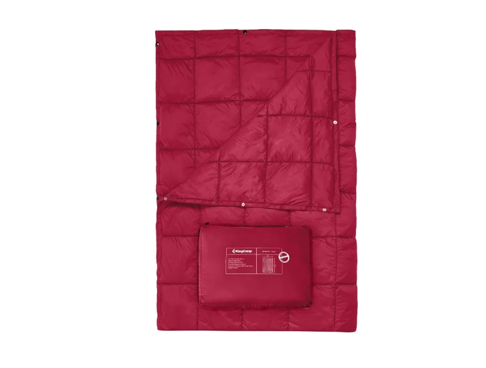 Outdoor All-Season Waterproof Blanket 600g Puffy Cotton Throw Quilt Camping Hiking