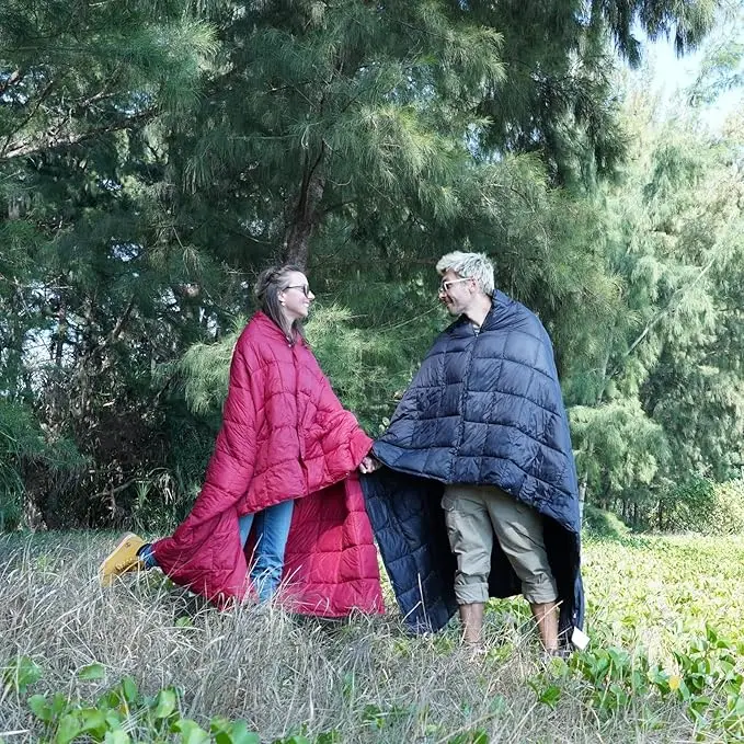 Outdoor All-Season Waterproof Blanket 600g Puffy Cotton Throw Quilt Camping Hiking - Image 6