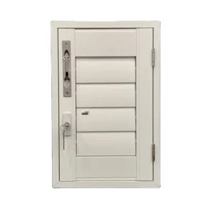 Outdoor Horizontal Aluminium Shutter Locking Louver White Painted Durable 2-Year Warranty