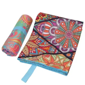 Oversize Microfiber Beach Towel Quick-Dry Sand-Free Woven Sports Lightweight Recycled Polyester Travel
