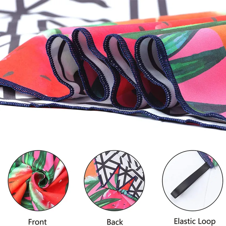 Oversize Microfiber Beach Towel Quick-Dry Sand-Free Woven Sports Lightweight Recycled Polyester Travel - Image 5