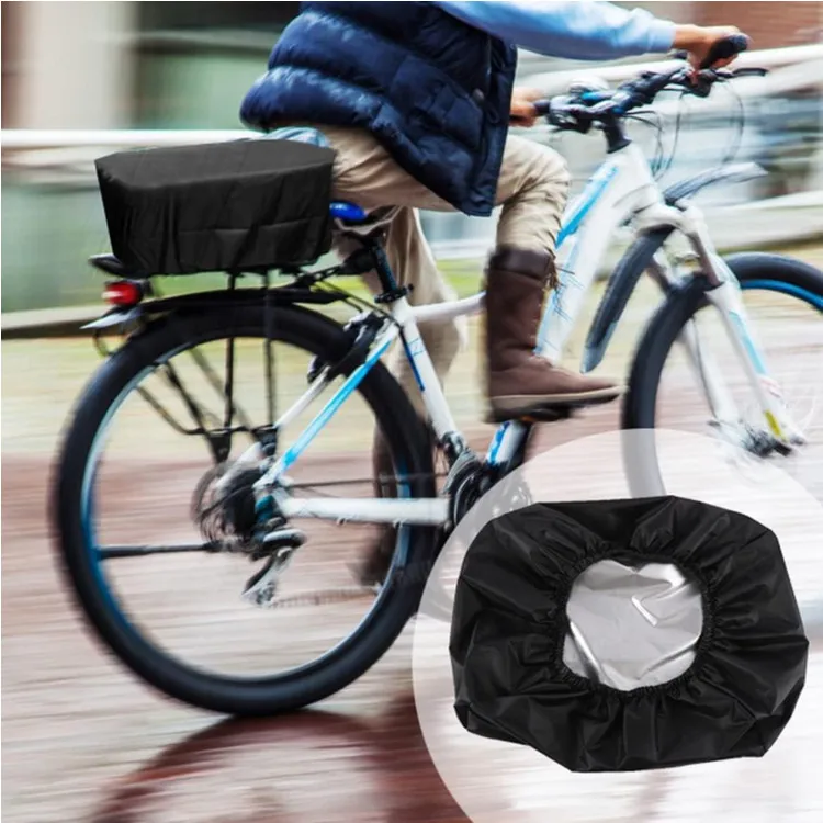 Oxford Fabric Bicycle Basket and Seat Rain Covers Stable Solid Waterproof with Oxford Bag Packing - Image 4
