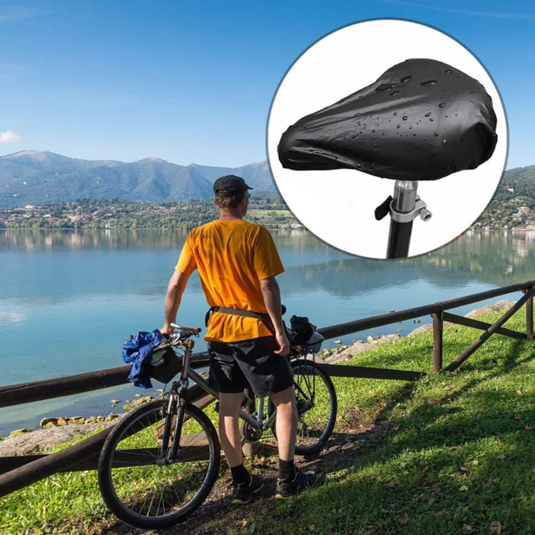 Oxford Fabric Bicycle Basket and Seat Rain Covers Stable Solid Waterproof with Oxford Bag Packing - Image 5