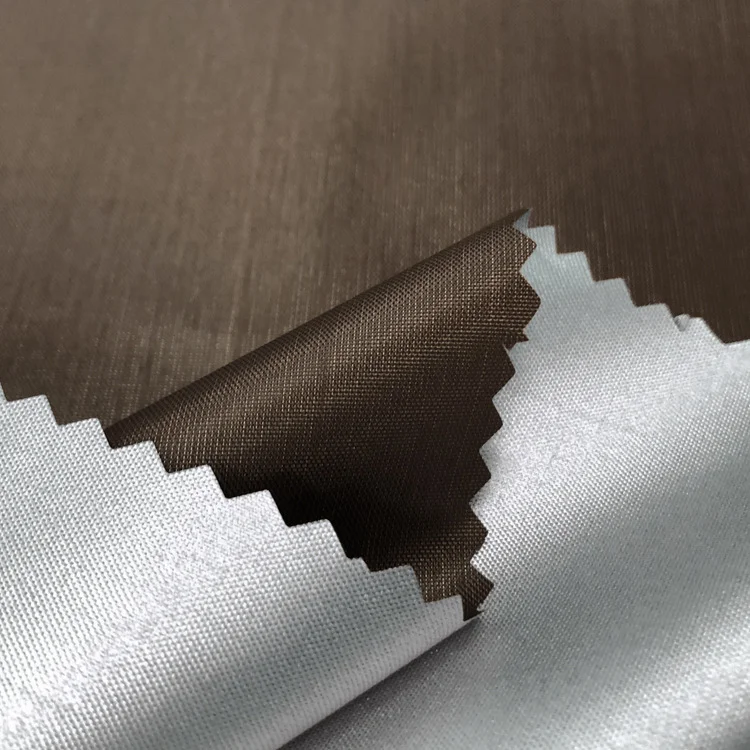 PU Coated Silver 90 GSM 100 Percent Blackout Oxford Fabric Polyester UV Proof Waterproof Roller Blinds for Car