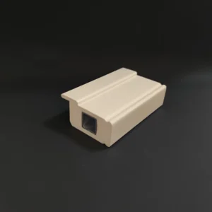 PVC Shutter Solid Stile Waterproof Horizontal Opening Hotel Plastic Component
