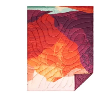 Packable Water Resistant Down Throw Quilt for Camping Hiking Picnic Warm