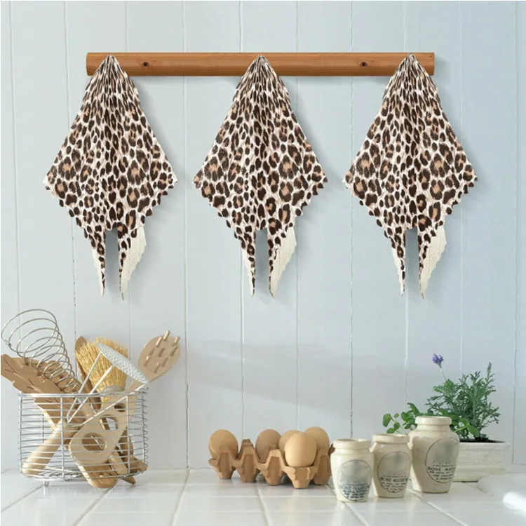 Panther Print Kitchen Dish Towel Quick Drying Absorbent Antimicrobial Tea Rag - Image 4