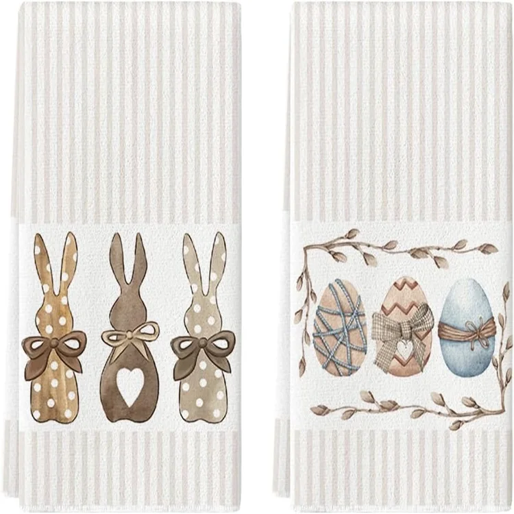 Personalized Wholesale Microfiber Waffle Towel Animal Print Kitchen
