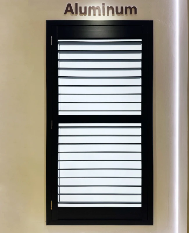 Plain Built-In Aluminium Shutter for Bathroom Bedroom Kitchen Living Room Office - Image 2