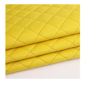 Polyester Oxford Fabric Ultrasonic Embossed Quilting Taffeta or PE Foam Backing