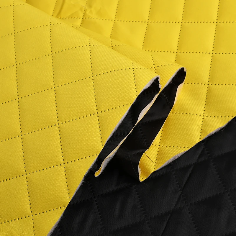Polyester Oxford Fabric Ultrasonic Embossed Quilting Taffeta or PE Foam Backing - Image 3