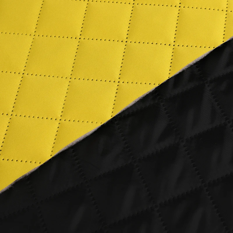 Polyester Oxford Fabric Ultrasonic Embossed Quilting Taffeta or PE Foam Backing - Image 4