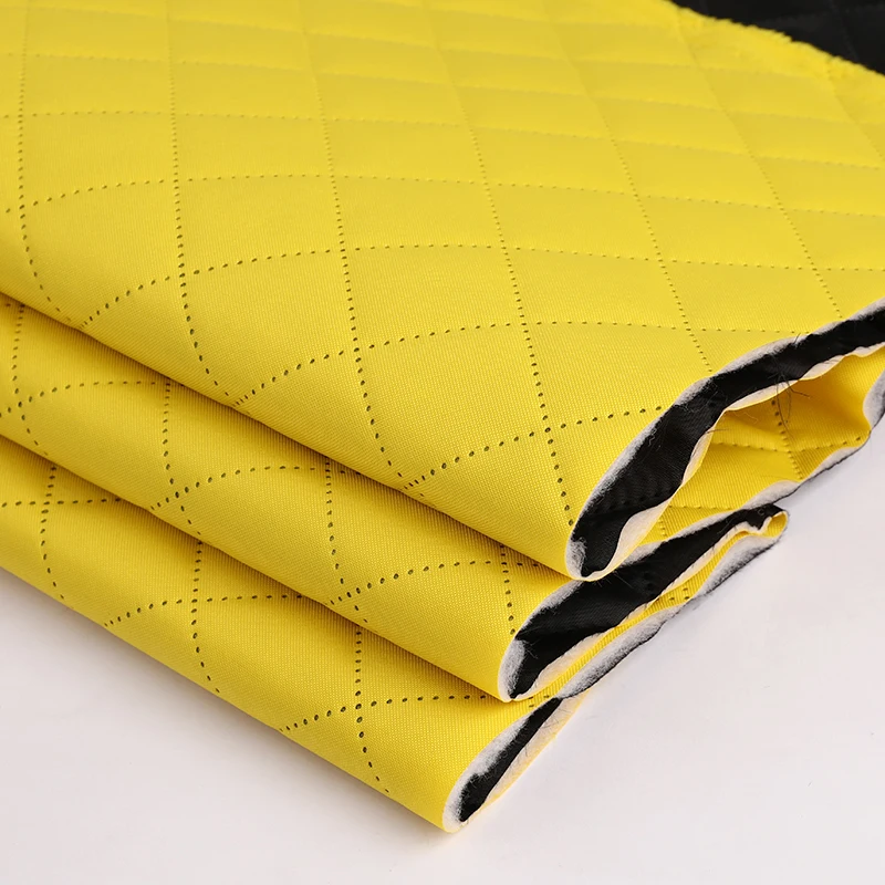 Polyester Oxford Fabric Ultrasonic Embossed Quilting Taffeta or PE Foam Backing - Image 6