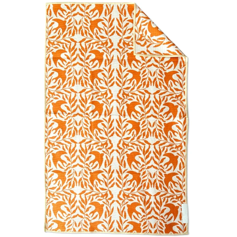 Premium Recycled Waffle Weave Microfiber Dish Towels Absorbent Antimicrobial Eco-Friendly - Image 3