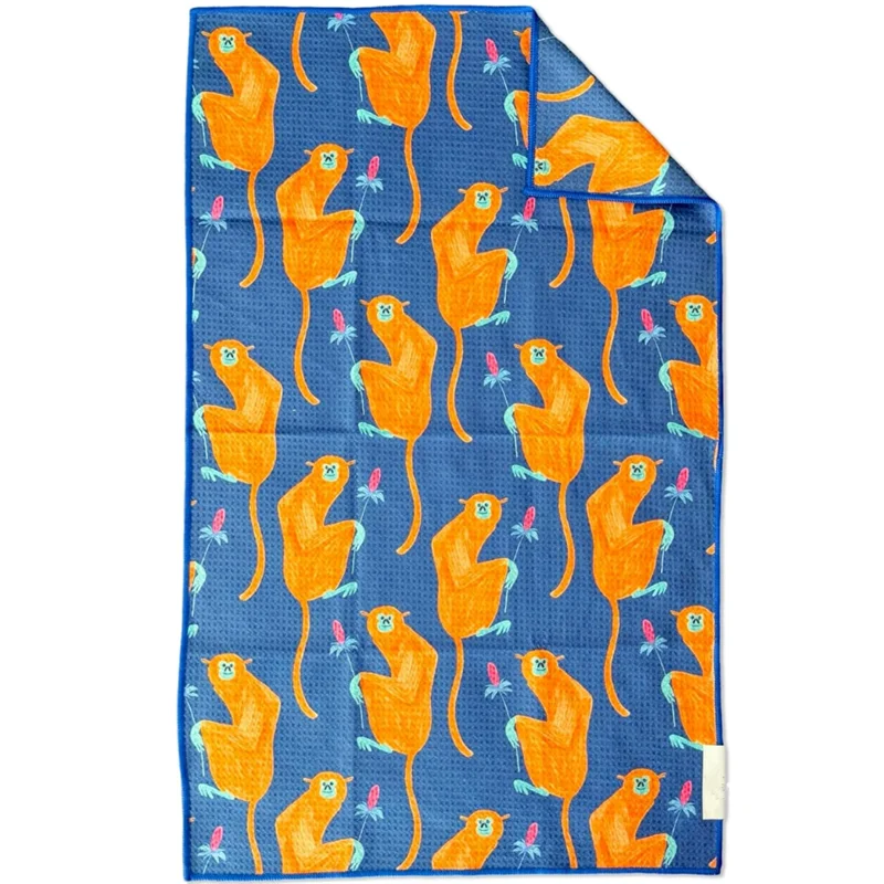 Premium Recycled Waffle Weave Microfiber Dish Towels Absorbent Antimicrobial Eco-Friendly - Image 4
