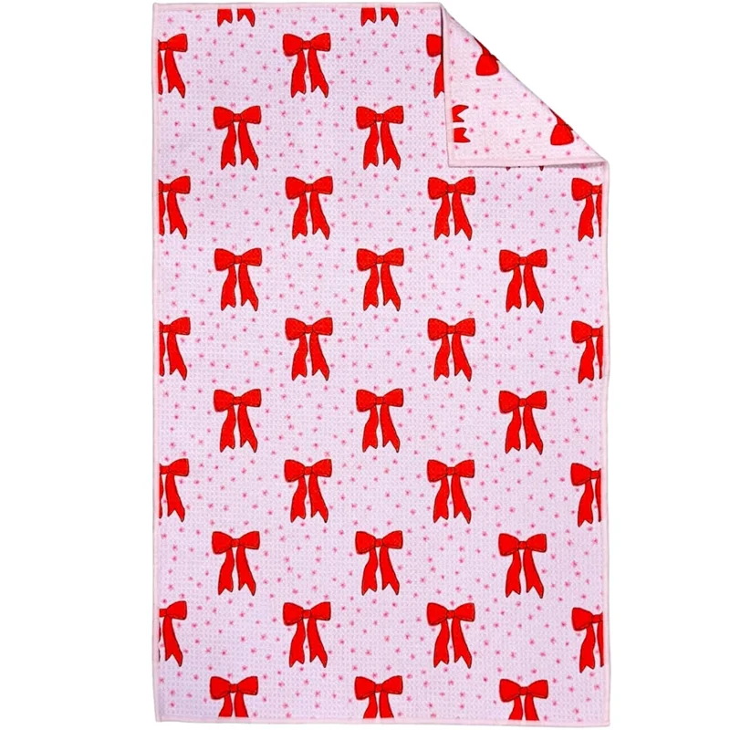 Premium Recycled Waffle Weave Microfiber Dish Towels Absorbent Antimicrobial Eco-Friendly - Image 5