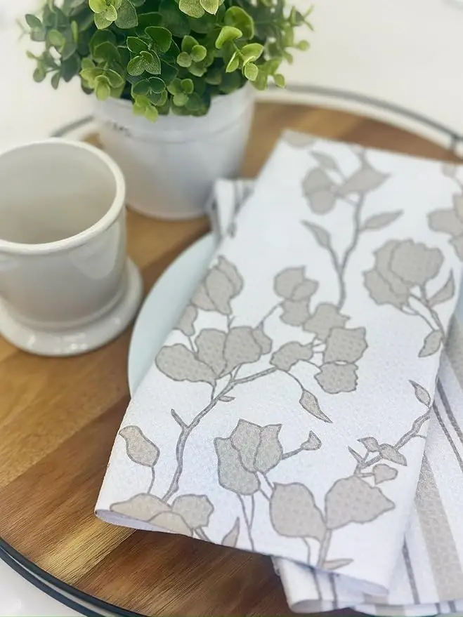 Premium Soft Lightweight Reusable Kitchen Towel for Dish Drying Wiping Countertop Tea - Image 2