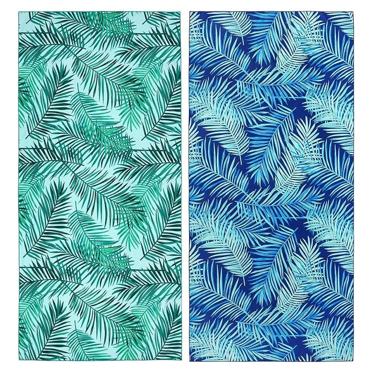 Premium Waffle Weave Quick-Dry Microfiber Beach Towel Luxury Hotel Spa