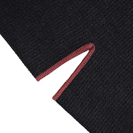 Premium Woven Microfiber Golf Towel Center Cut Fast Drying Lightweight Customizable - Image 2