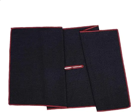 Premium Woven Microfiber Golf Towel Center Cut Fast Drying Lightweight Customizable - Image 5