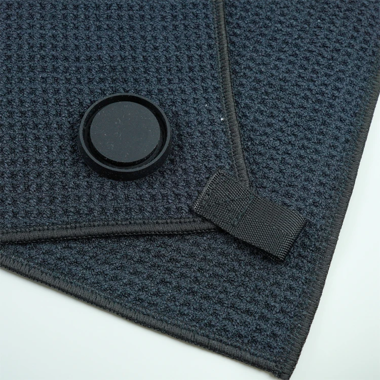 Quick-Dry Compressed Microfiber Waffle Golf Towel Lightweight Soft Absorbent Sports - Image 2