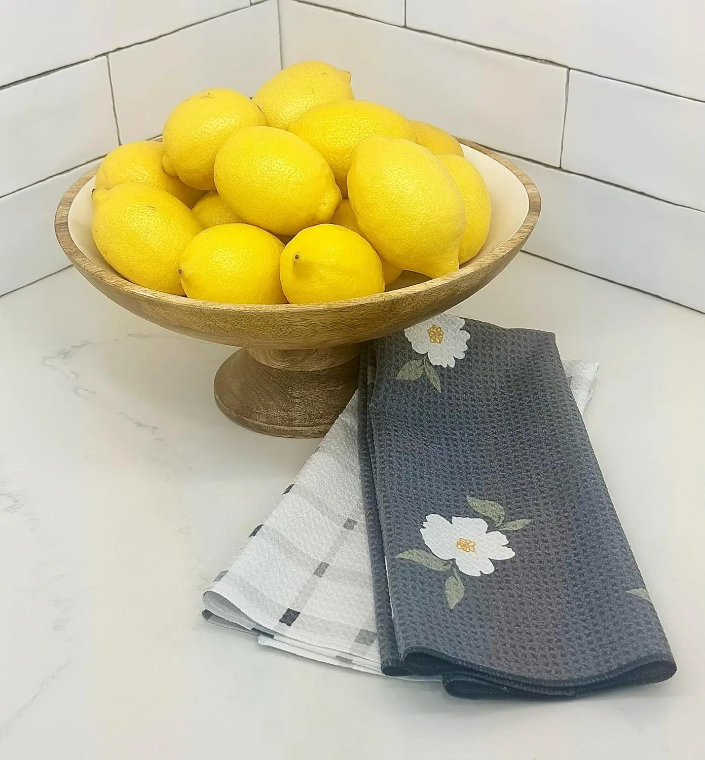 Quick-Dry Hygienic Digital Print Floral Wipe Custom Recycled Towel Super Absorbent and Reusable Naturally Inhibits Bacteria and Mold - Image 4