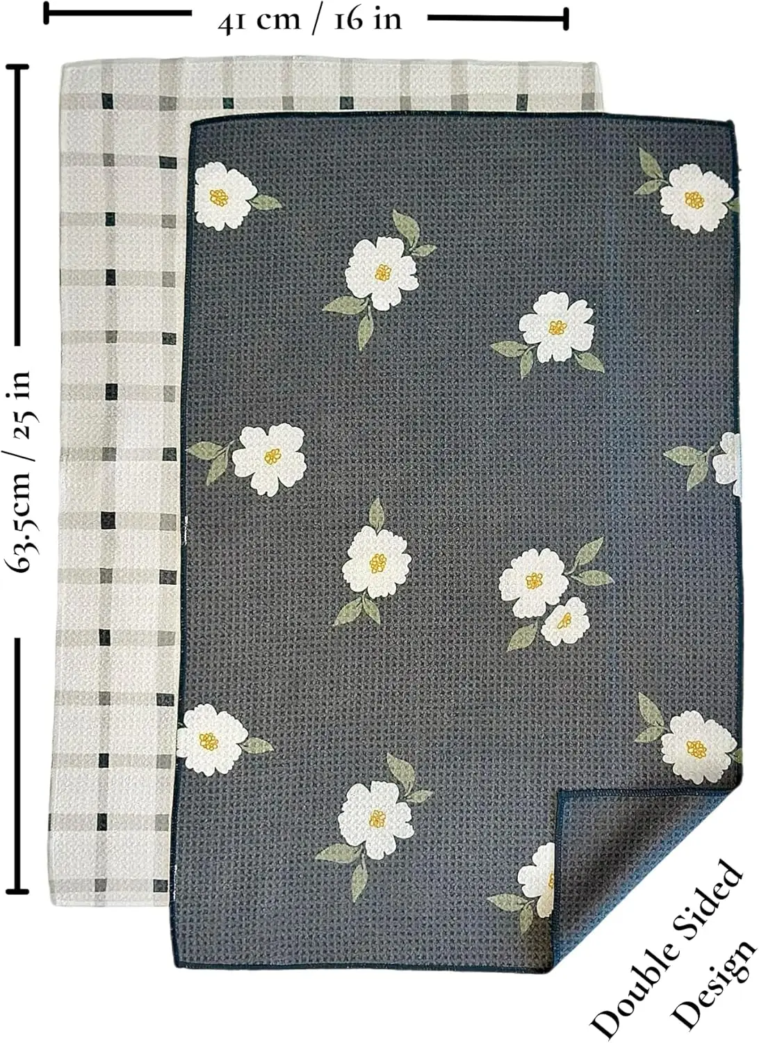 Quick-Dry Hygienic Digital Print Floral Wipe Custom Recycled Towel Super Absorbent and Reusable Naturally Inhibits Bacteria and Mold - Image 5