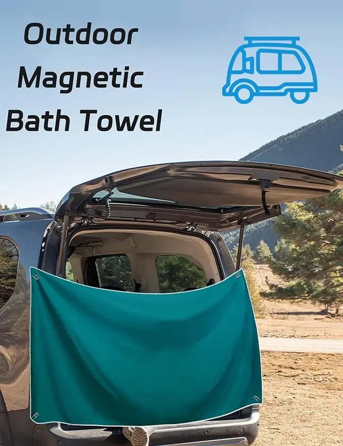 Quick-Dry Magnetic Beach Towels for Swimming Camping Travel Soft - Image 3