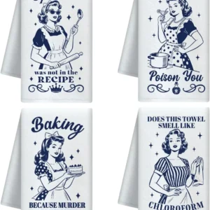 Quick Dry Waffle Weave Microfiber Dish Towel 350-400gsm Hanging
