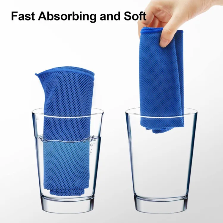 Rapid Cooling Sport Towel for Climbing Yoga Exercise - Physical Ice Face Towel - Image 5