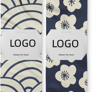 Rapid-Dry Germ-Free Floral Kitchen Towel Tea Towel Personalized Zero-Waste Microfiber Antibacterial Super Absorbent