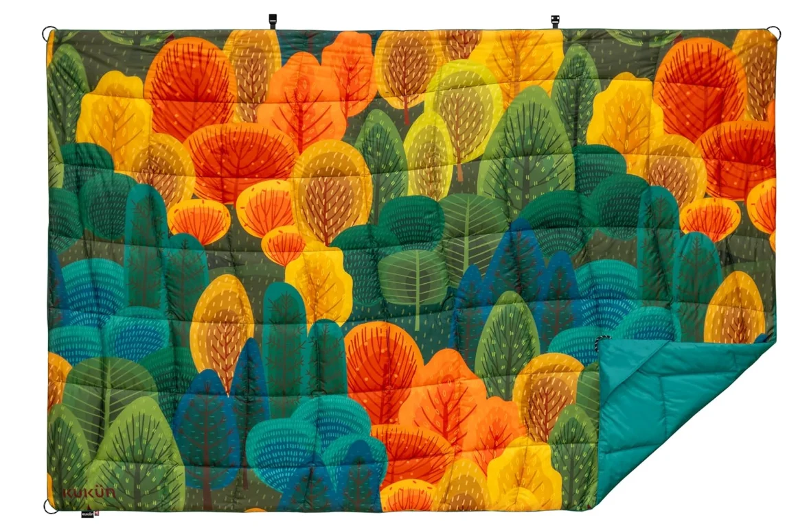 Recycled Polyester Animal Free Down Puffy Blanket Outdoor Camping Quilt Warm Thick - Image 6