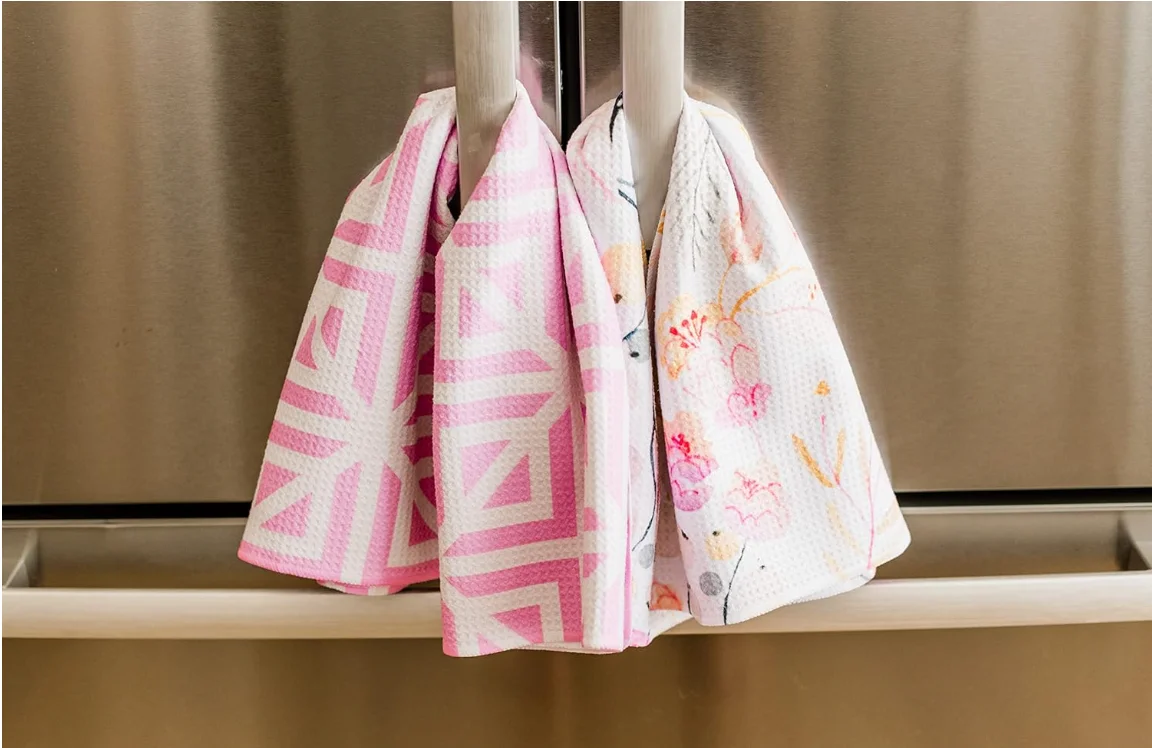 Recycled Waffle Tea Towel 350gsm Cleaning Kitchen Towel Personalized - Image 6