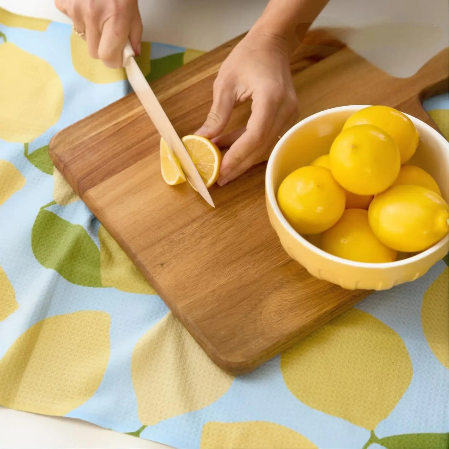 Recycled Waffle Weave Kitchen Towel Double-Sided Quick-Dry Absorbent Eco Digital Print - Image 4