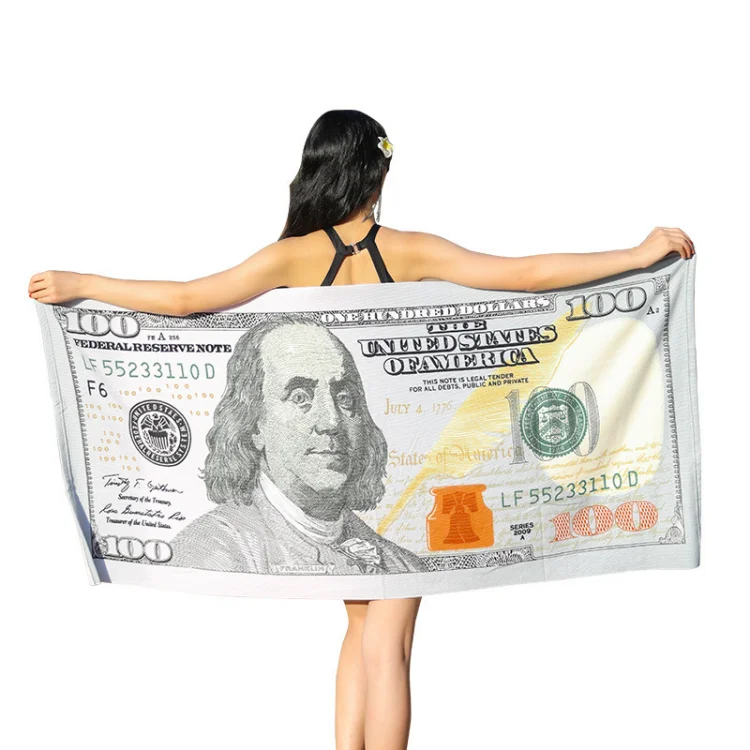 Sandfree Absorbent Custom Print Beach Towels With Logo