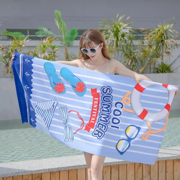 Sandfree Absorbent Custom Print Beach Towels With Logo - Image 3
