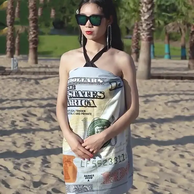 Sandfree Absorbent Custom Print Beach Towels With Logo - Image 5